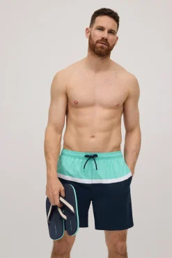 Chanclas hombre tiras de tela marino