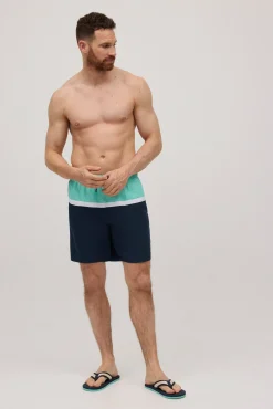 Chanclas hombre tiras de tela marino