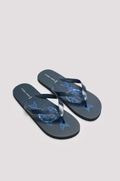 Chanclas marino estampado raspas