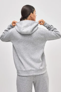 Chaqueta deportiva con capucha gris