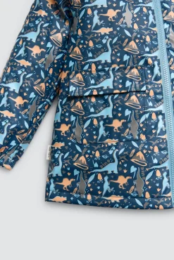 Chubasquero infantil con forro interior polar Dino