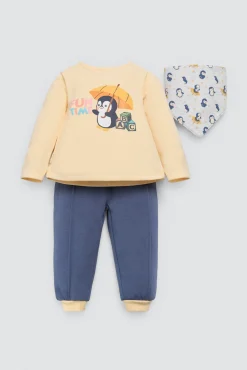 Conjunto bebé 3 piezas Penguin Toy