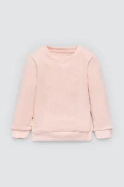 Conjunto bebé básico sudadera y jogger rosa