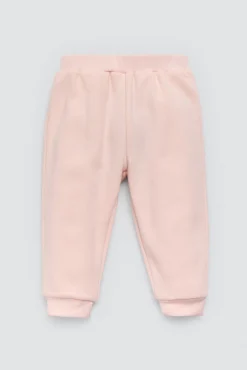 Conjunto bebé básico sudadera y jogger rosa