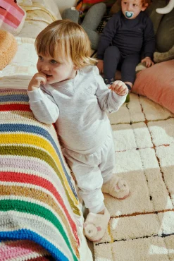 Conjunto bebé básico sudadera y jogger gris