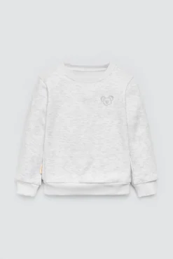 Conjunto bebé básico sudadera y jogger gris