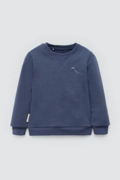 Conjunto bebé básico sudadera y jogger marino