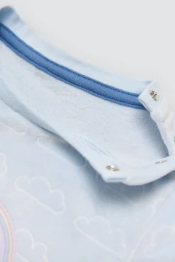 Conjunto bebé camiseta y polaina Baby Cosmos azul