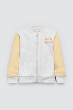 Conjunto bebé chaqueta y jogger Hello world