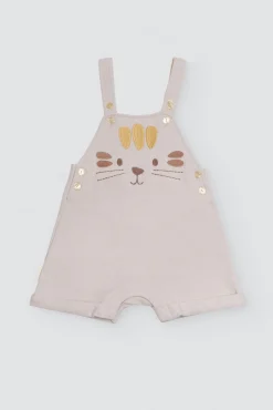 Conjunto bebé peto y camiseta manga corta Safari