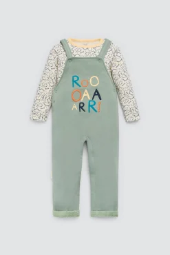 Conjunto bebé peto y camiseta manga larga Dragon Tale