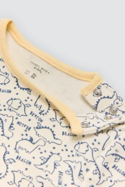 Conjunto bebé peto y camiseta manga larga Dragon Tale