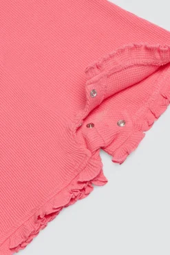 Conjunto bebé peto y camiseta manga corta Framboise