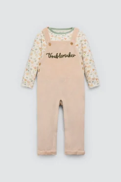 Conjunto bebé peto y camiseta manga larga Autumn