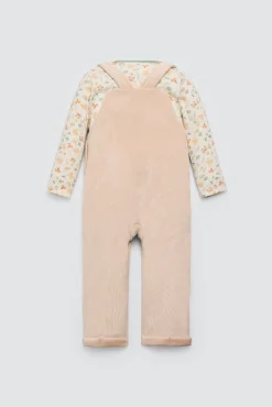 Conjunto bebé peto y camiseta manga larga Autumn