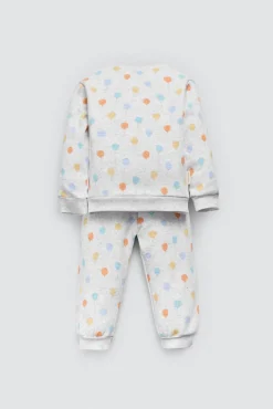 Conjunto bebé sudadera y jogger globos