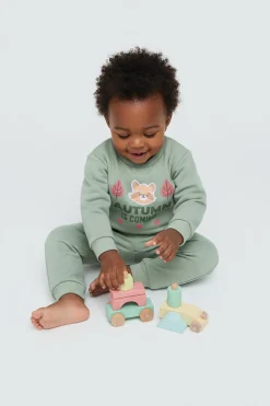 Conjunto bebé sudadera y jogger Autumn Buddy