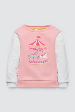 Conjunto bebé sudadera y jogger Candy Circus