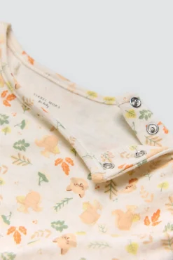 Conjunto bebé vestido peto y camiseta manga larga Autumn