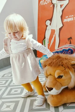 Conjunto bebé vestido peto y camiseta manga larga Fairy Tale