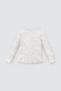 Conjunto bebé vestido peto y camiseta manga larga Fairy Tale