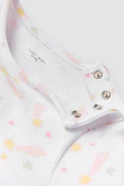 Conjunto bebé vestido peto y camiseta manga larga Fairy Tale