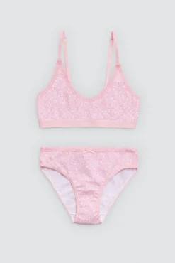 Conjunto interior juvenil top y braga