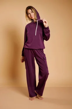 Conjunto sudadera con capucha y pantalón cargo | MUYDEMI