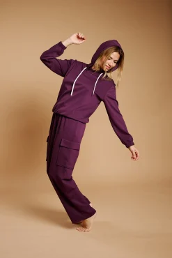 Conjunto sudadera con capucha y pantalón cargo | MUYDEMI