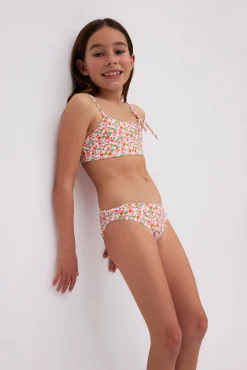 Culetín niña lazos estampado corazones