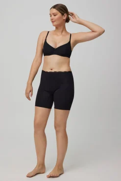 Culotte antirroce algodón negro