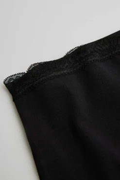 Culotte antirroce algodón negro