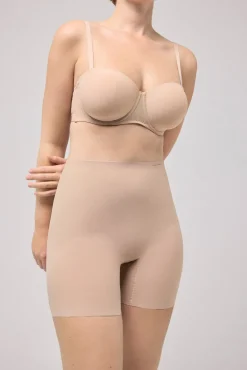 Faja reductora corte láser nude compresión alta nude