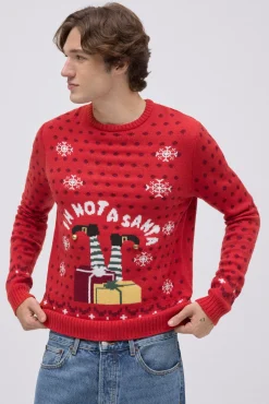 Jersey Navidad hombre estampado I'm not a Santa