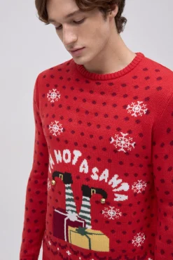 Jersey Navidad hombre estampado I'm not a Santa