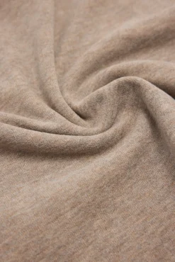 Jersey térmico detalle nudos laterales marrón