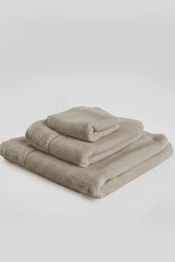 Juego de 3 toallas beige | MUYDEMI