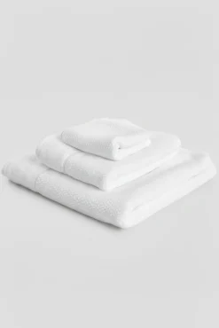 Juego de 3 toallas blanco | MUYDEMI