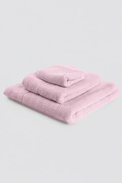 Juego de 3 toallas rosa | MUYDEMI