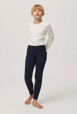 Leggings básicos de niña marino