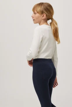 Leggings básicos de niña marino