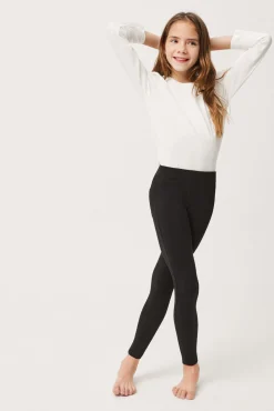 Leggings básicos de niña negro