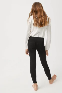 Leggings básicos de niña negro