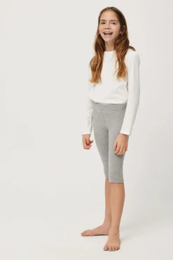 Leggings cortos gris