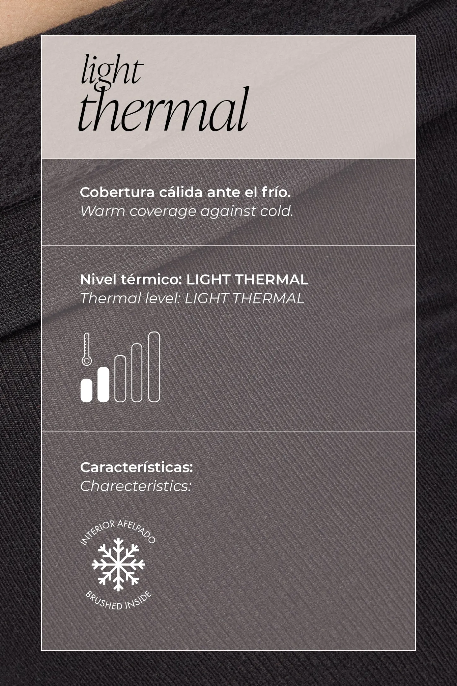 Leggings de niña térmicos con bolsillos traseros marino