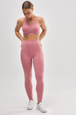 Leggings deportivos Compressive efecto push-up rosa