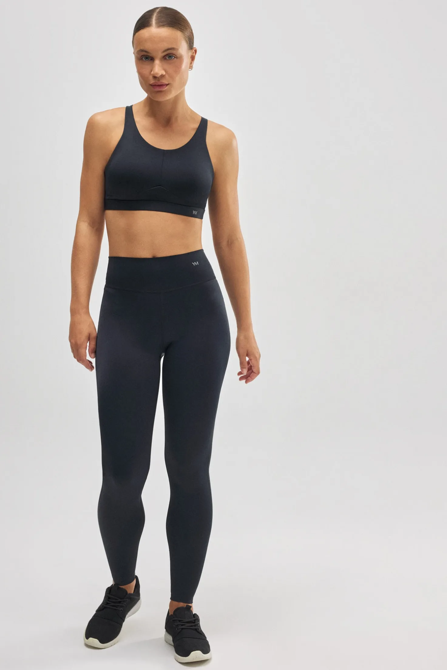 Leggings deportivos Compressive efecto push-up negro