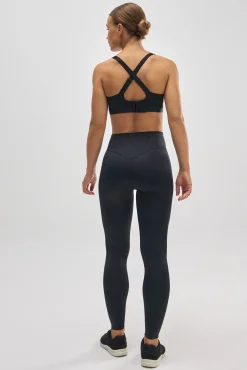 Leggings deportivos Compressive efecto push-up negro