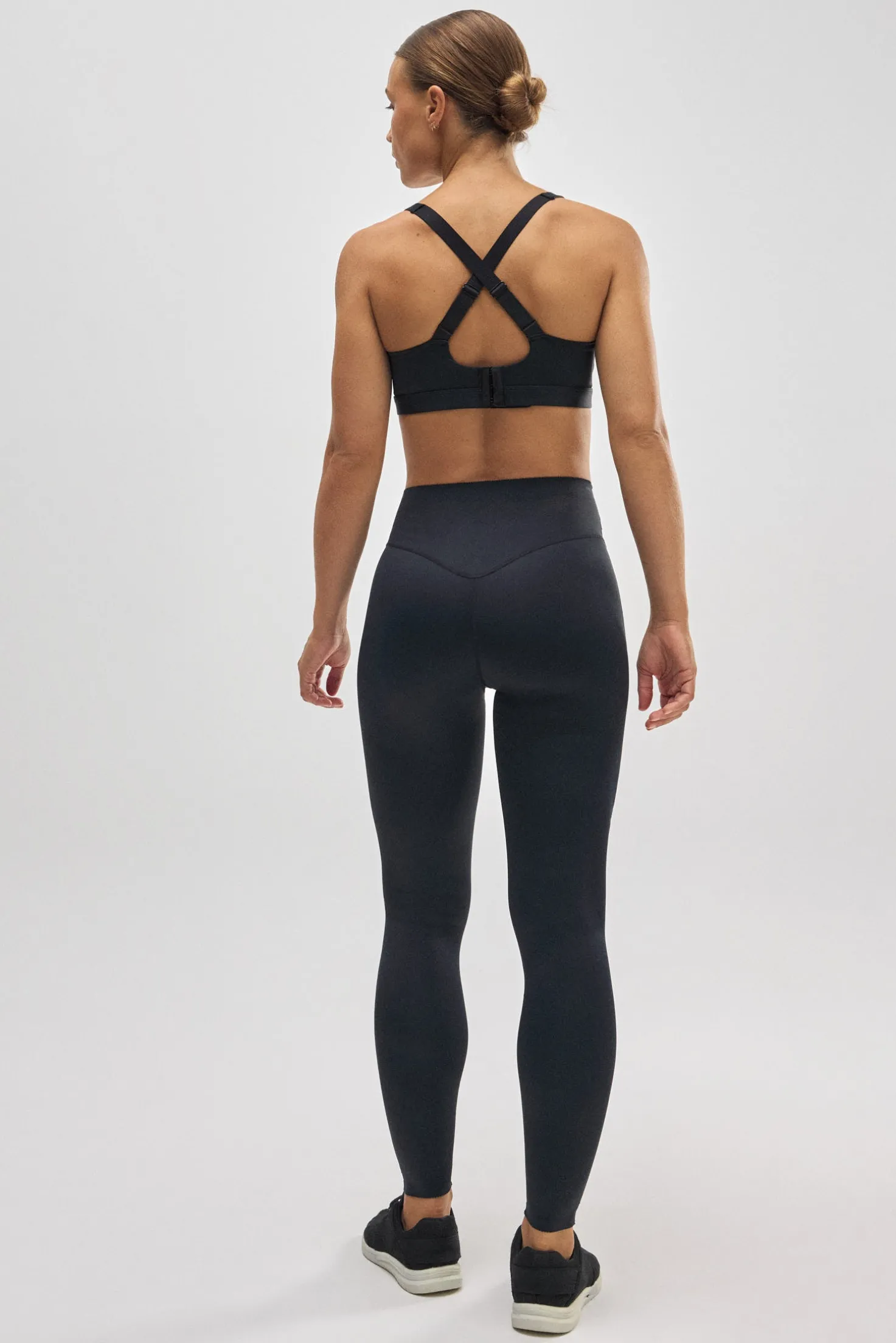 Leggings deportivos Compressive efecto push-up negro