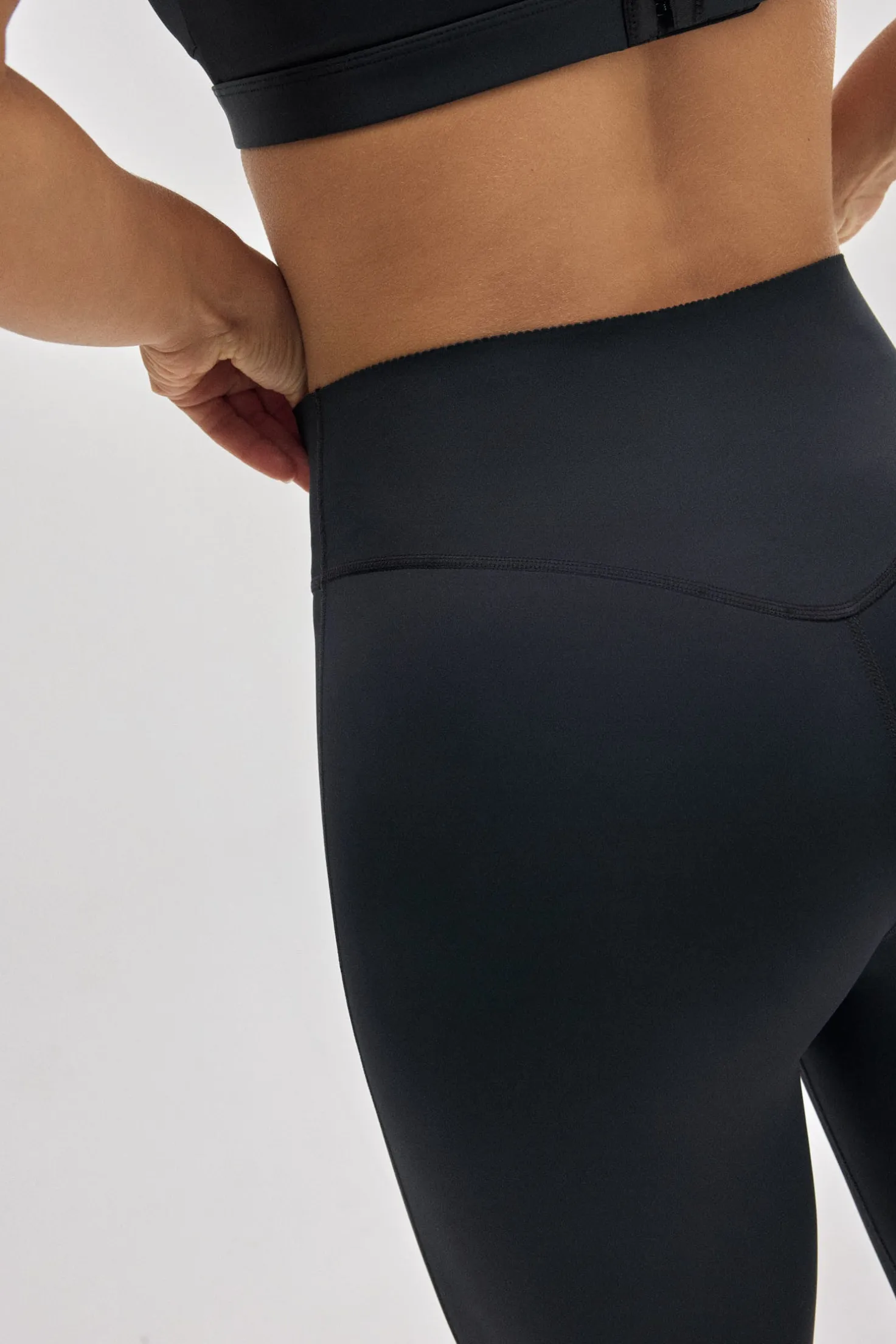 Leggings deportivos Compressive efecto push-up negro